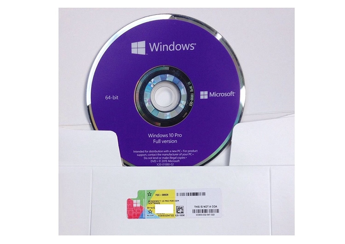 PC Dizüstü Bilgisayar Microsoft Windows 10 Lisans Anahtarı / Windows 10 Ev Perakende Anahtarı Tedarikçi